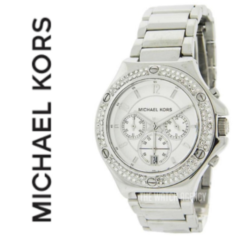 Michael Kors Rocktop Chronograph Silver-tone Ladies Watch - Picture 9 of 9